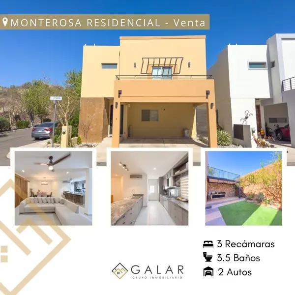 Casa en venta en Monterosa Hábitat Residencial, Hermosillo, Sonora Casa en venta en Monterosa Hábitat Residencial, Hermosillo, Sonora