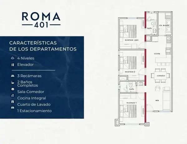 Departamento en venta en Roma, Tampico, Tamaulipas