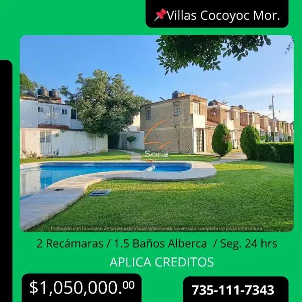 Casa en venta en Villas de Cocoyoc, Yautepec, Morelos