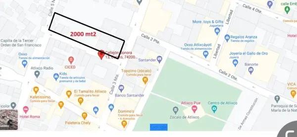 Terreno en venta en Atlixco Centro, Atlixco, Puebla Terreno en venta en Atlixco Centro, Atlixco, Puebla
