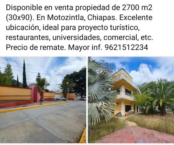Local en venta en Motozintla de Mendoza Centro, Motozintla, Chiapas