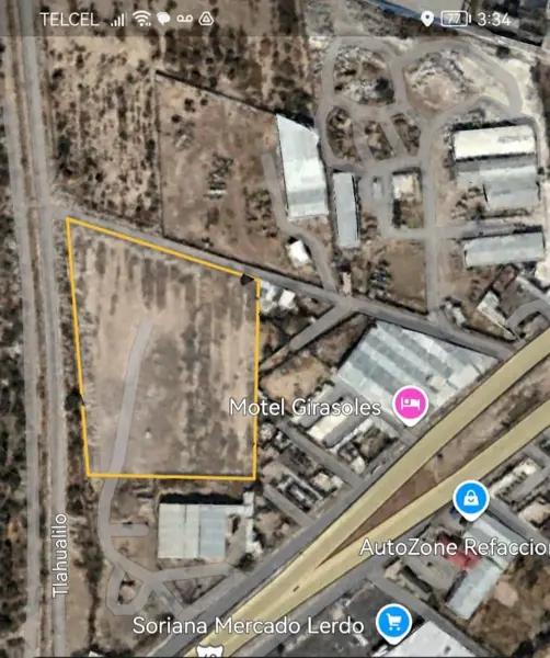 Terreno en renta en San Isidro, Lerdo, Durango