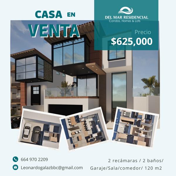 Casa en venta en Vista Azul, Tijuana, Baja California