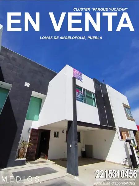 Casa en venta en Lomas de Angelópolis, Ocoyucan, Puebla