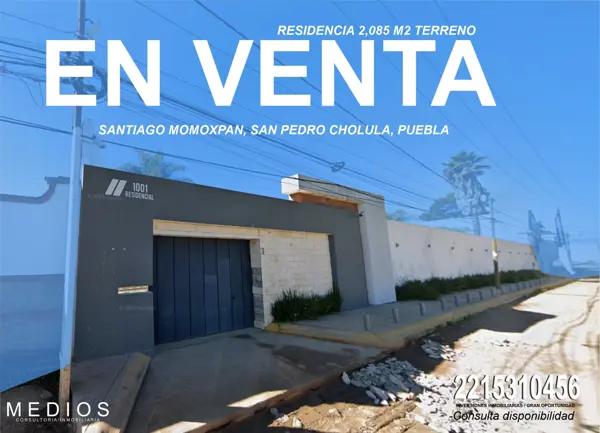 Casa en venta en Santiago Momoxpan, San Pedro Cholula, Puebla Casa en venta en Santiago Momoxpan, San Pedro Cholula, Puebla