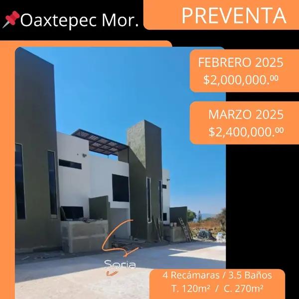 CASA EN OAXTEPEC MORELOS