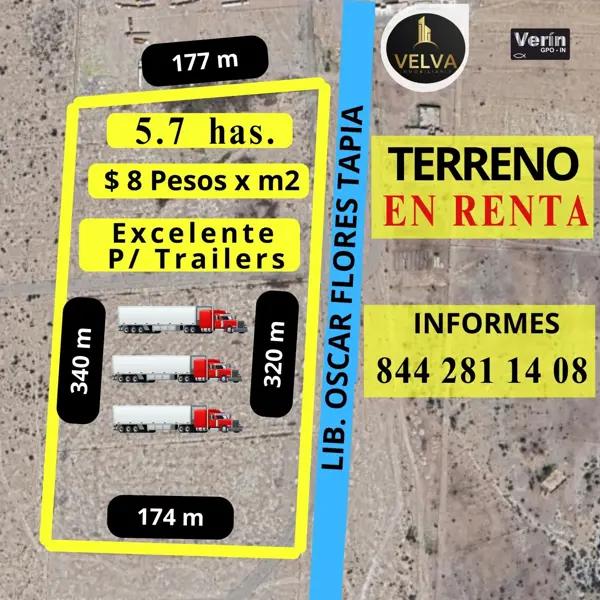 Terreno en renta en Privada Buenos Aires, Arteaga, Coahuila de Zaragoza