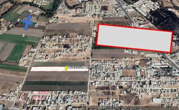Terreno en venta en San Rafael Tlanalapan, San Martín Texmelucan, Puebla