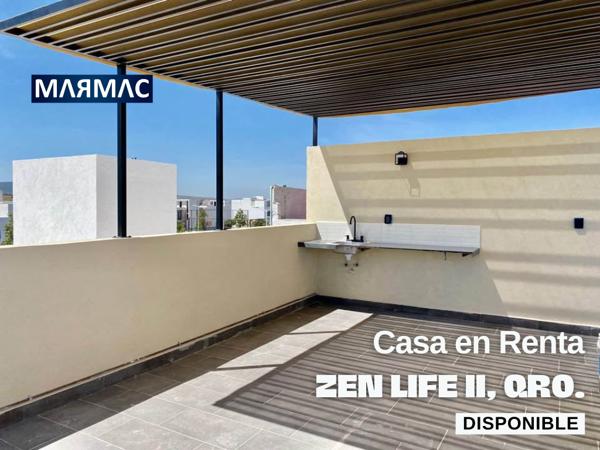Casa en renta en Zen Life Residencial I, El Marqués, Querétaro