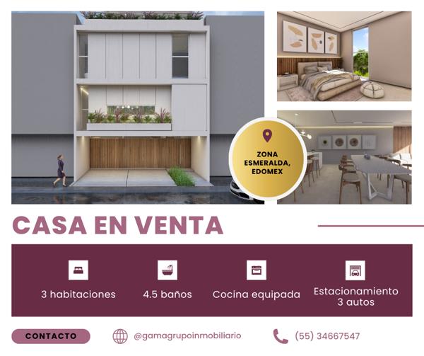 Casa en venta en Residencial Lago Esmeralda, Atizapán de Zaragoza, México