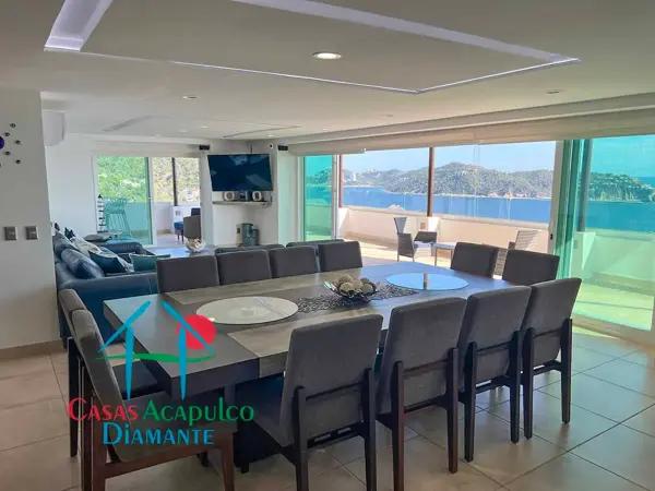 Penthouse en renta vacacional con 3 recámaras y jacuzzi privado