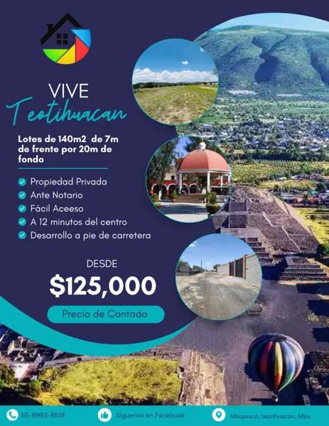 Terreno Residencial Teotihuacan