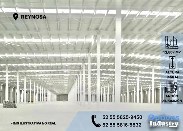 Nave industrial ubicada en Reynosa para alquilar