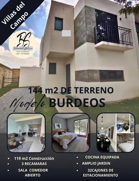 "Imagina que este espacio es tuyo. ?? Casa en Venta en Villas del Campo modelo Burdeos