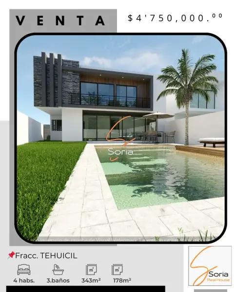 Casa en venta en Tehuicil, Atlatlahucan, Morelos