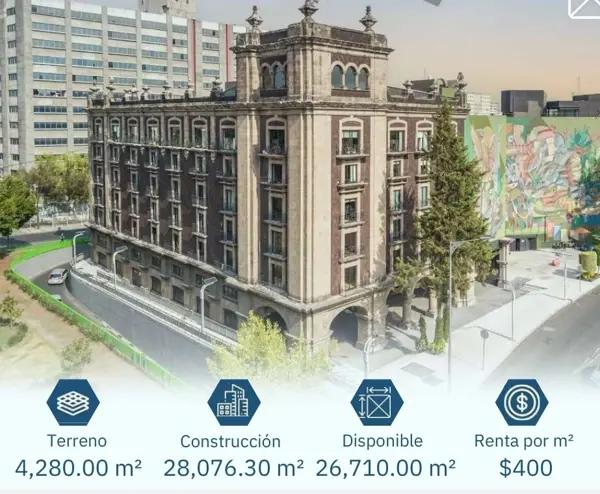 Edificio en renta en Zona Centro de Ciudad de México
