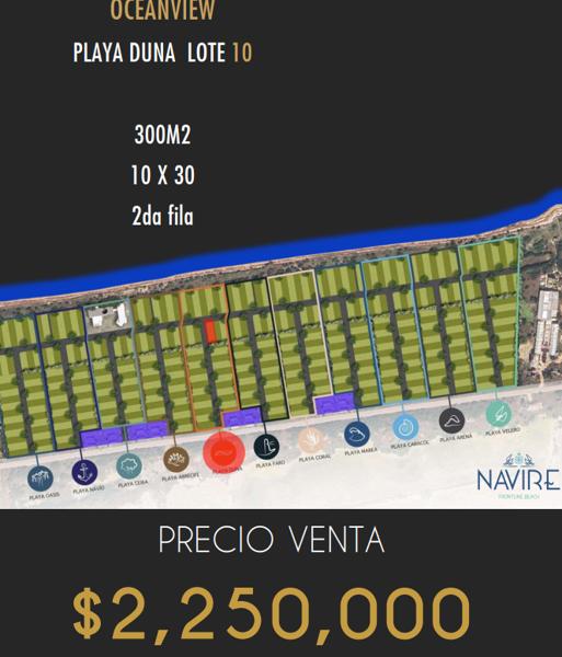 | Terrenos residenciales en la playa, en venta. |