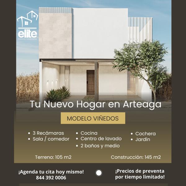 Fracc Valle de Artega casa nuevas