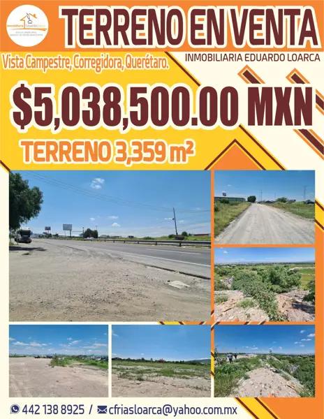 Terreno en venta en Vista Campestre, Corregidora, Querétaro