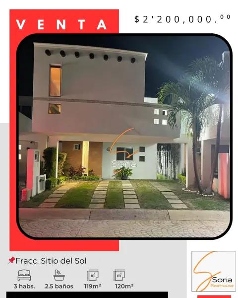 Casa en venta en Sitio del Sol, Cuautla, Morelos