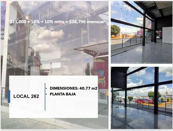 Local comercial en renta en Plaza Coacalco, San Lorenzo Tetlixtac