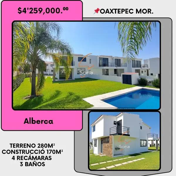 Casa en venta en Oaxtepec Centro, Yautepec, Morelos