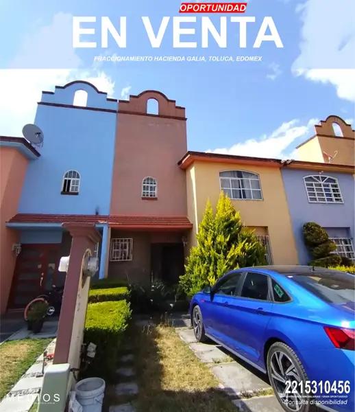 CASA REMODELADA EN FRACC HACIENDA GALIA, TOLUCA, CERCA AL AEROPUERTO