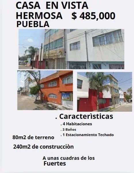 CASA EN VISTA HERMOSA PUEBLA