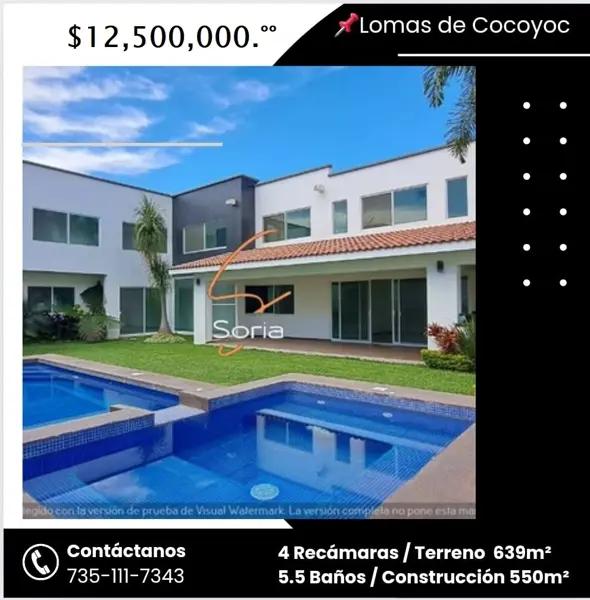 CASA EN LOMAS DE COCOYOC NUEVA CASA EN LOMAS DE COCOYOC NUEVA