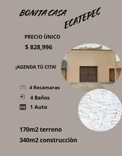 CASA EN LAZARO CARDENAS ECATEPEC CASA EN LAZARO CARDENAS ECATEPEC