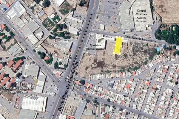 Terreno en RENTA a una cuadra del Blvd. Plan de Guadalupe