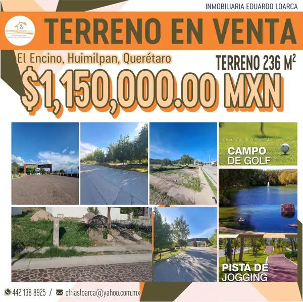 Terreno en venta en El Encino, Huimilpan, Querétaro Terreno en venta en El Encino, Huimilpan, Querétaro