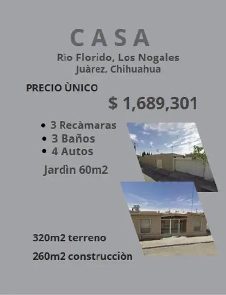 CASA EN LOS NOGALES CD.JUÀREZ CHIHUAHUA
