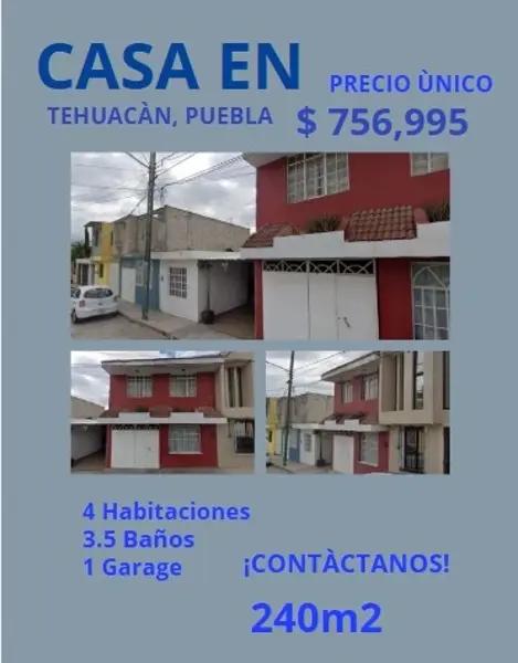 CASA EN TEHUACÀN LA JOYA PUEBLA