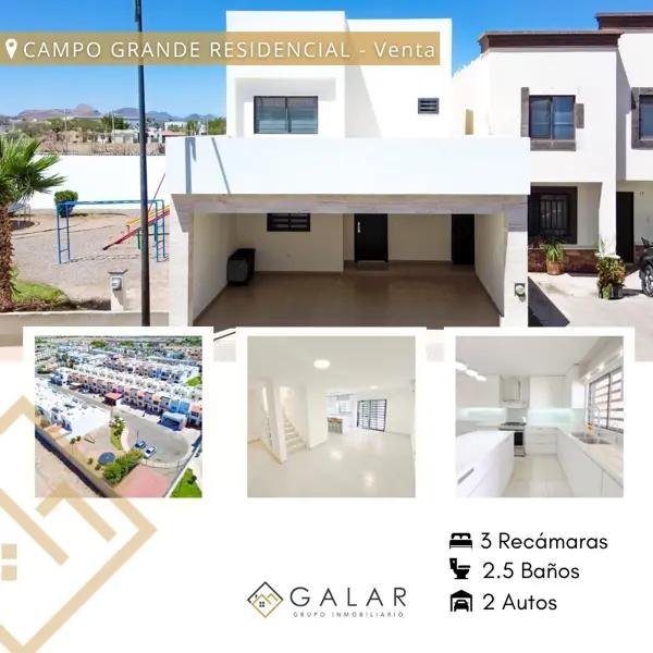 Casa en venta en Campo Grande Residencial, Hermosillo, Sonora Casa en venta en Campo Grande Residencial, Hermosillo, Sonora