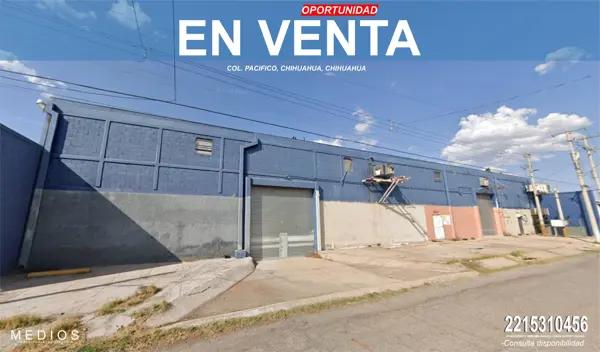 REMATE DE BODEGA EN COL. PACIFICO, CHIHUAHUA, IDEAL PARA INVERSION, PRECIO NEGOCIABLE
