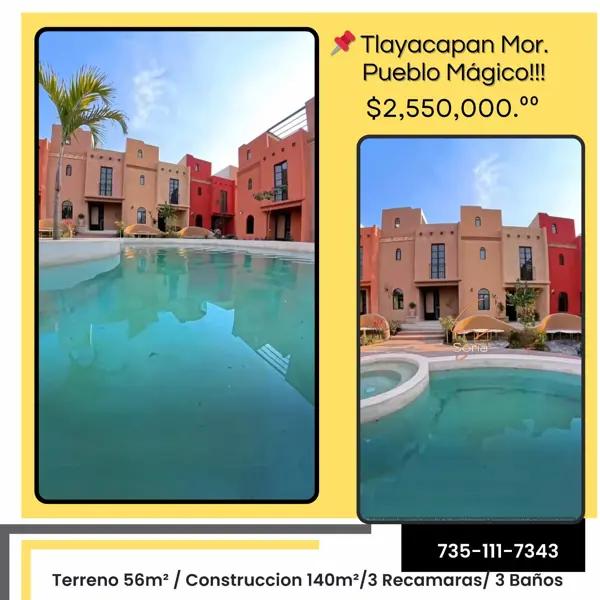 Casa en venta en Tlayacapan Centro, Tlayacapan, Morelos