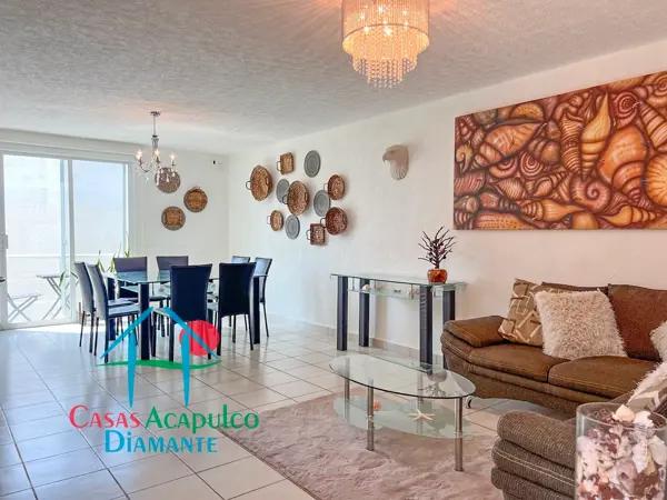 Penthouse en renta vacacional con roof garden y jacuzzi: tu escape privado en Acapulco