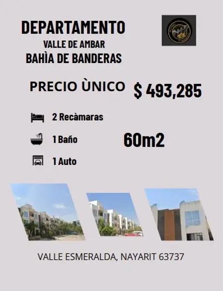 DEPARTAMENTO EN VALLE DE AMBAR BAHÌA DE BANDERAS NAYARIT
