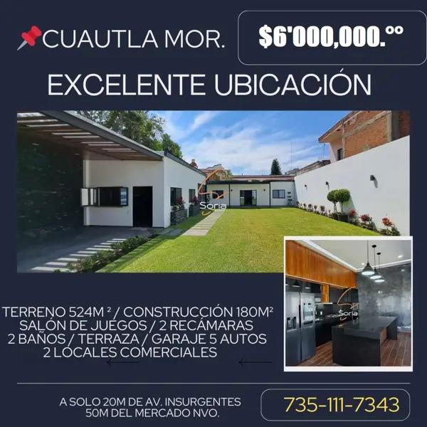 Casa en Venta en Emiliano Zapata, Cuautla, Morelos Casa en Venta en Emiliano Zapata, Cuautla, Morelos