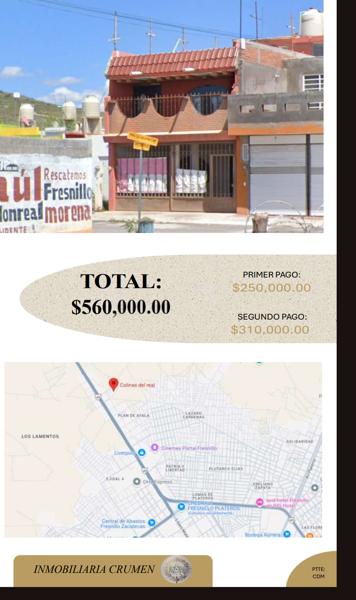 Oportunidad imperdible en Fresnillo Zacatecas!!!