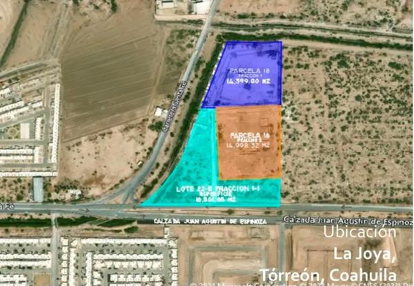 Terreno en venta en La Joya, Torreón, Coahuila de Zaragoza
