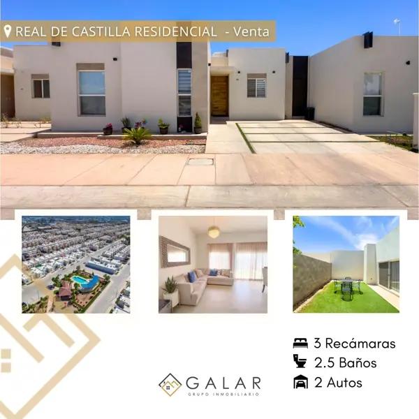 Casa en venta en Real de Castilla, Hermosillo, Sonora