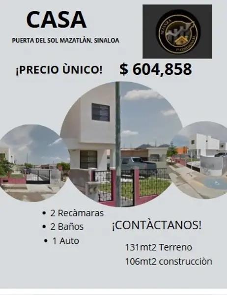 CASA EN PUERTA DEL SOL MAZATLÀN SINALOA