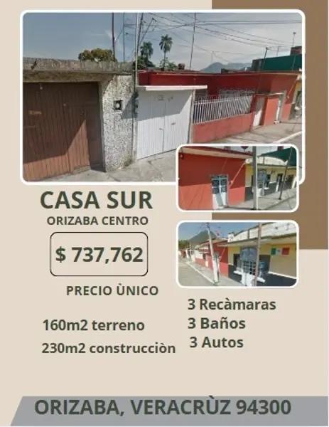 CASA EN ORIZABA CENTRO VERACRÙZ