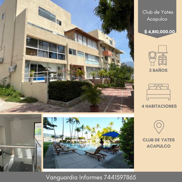Villa dentro del Club de Yates Acapulco