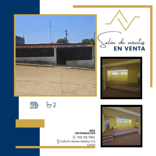 SALON DE EVENTOS EN VENTA