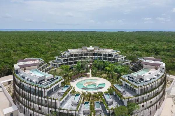Mistiq Temple II, A111. Loft en Región 15, Tulum.