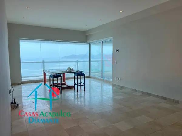 Departamento de playa en Acapulco con terraza y vista al mar Departamento de playa en Acapulco con terraza y vista al mar