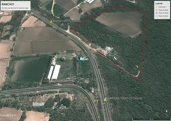 Finca-Rancho en venta en Tonatico Centro, Tonatico, México